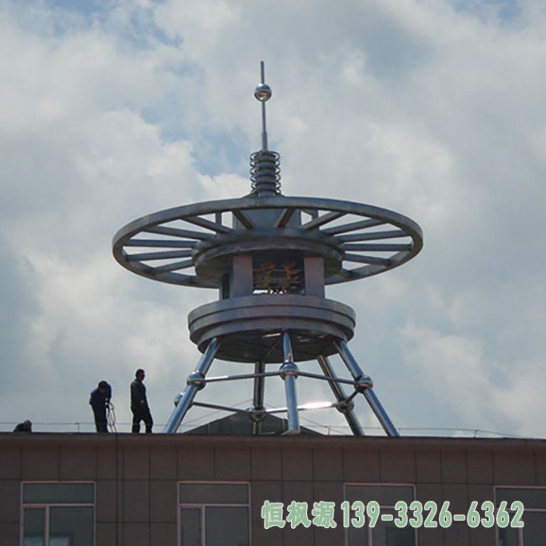 不锈钢避雷针公园雕塑