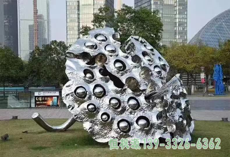 不锈钢城市莲蓬雕塑
