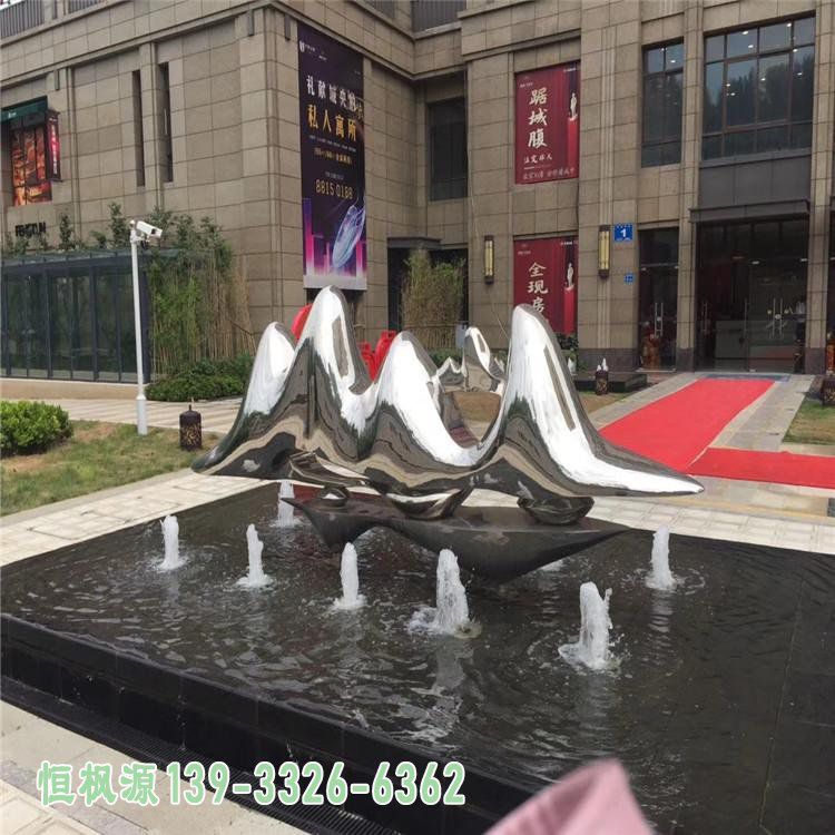 不锈钢抽象假山雕塑 不锈钢抽象抽象雕塑 不锈钢抽象雕塑造型 厂家直销18287142 (1)