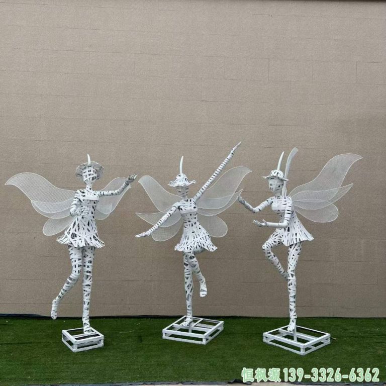 不锈钢精灵仙子雕塑 (4)