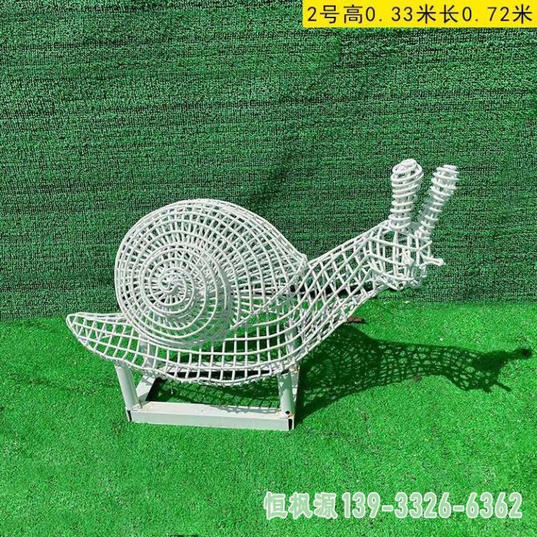 蜗牛城市不锈钢动物雕塑