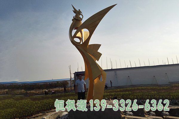 不锈钢抽象凤凰3