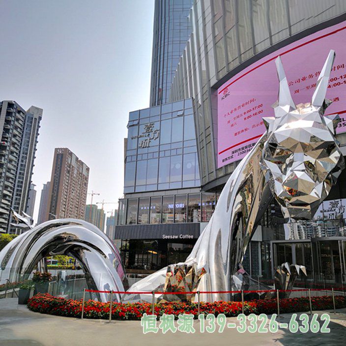 金龙不锈钢城市雕塑