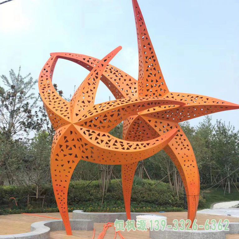 海星不锈钢广场雕塑