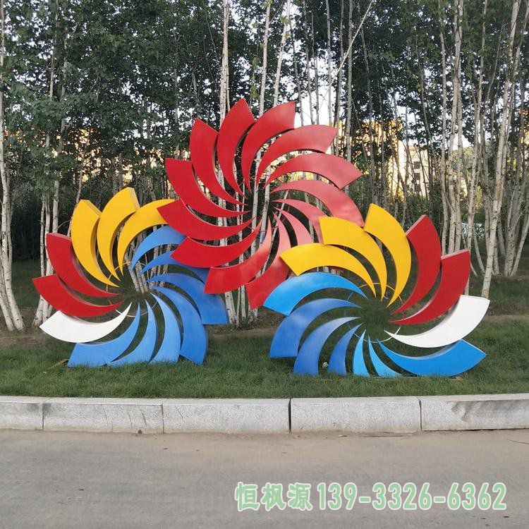烟花不锈钢园林雕塑