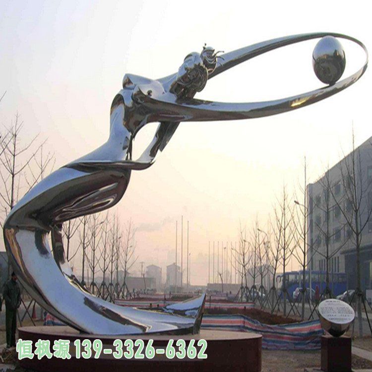 仙女不锈钢景观雕塑