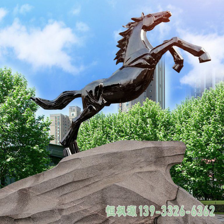 飞马不锈钢艺术雕塑