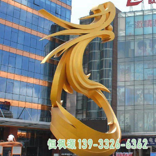 凤凰不锈钢动物雕塑