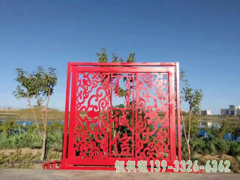 剪纸不锈钢广场雕塑