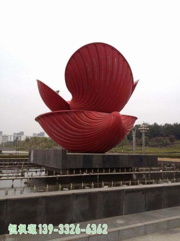 喷泉不锈钢城市雕塑