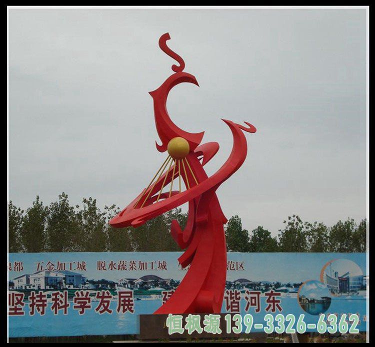 孔雀不锈钢动物雕塑