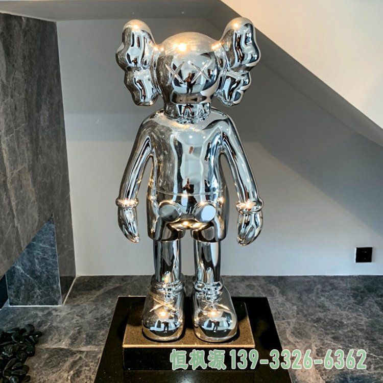 机器人不锈钢卡通雕塑