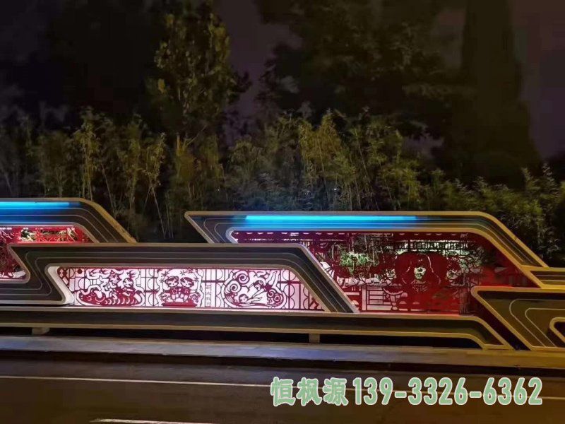 灯饰公园不锈钢雕塑