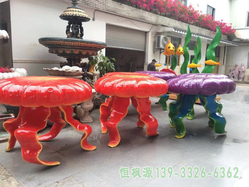 不锈钢城市座椅景观雕塑