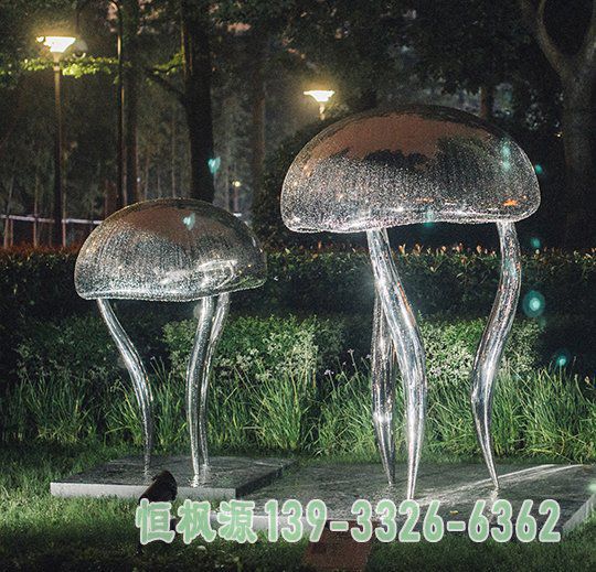 户外水母不锈钢艺术雕塑