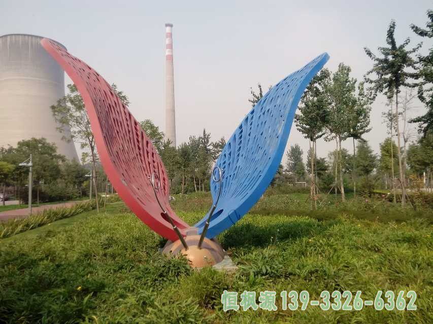瓢虫公园不锈钢动物雕塑