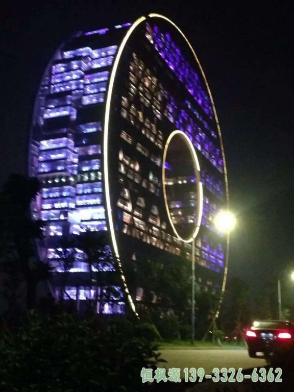灯饰城市不锈钢景观雕塑