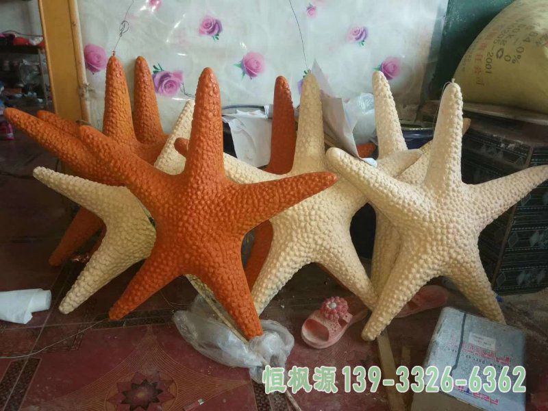 城市海星不锈钢动物雕塑