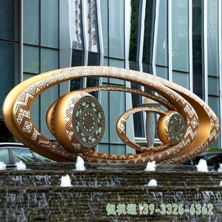 不锈钢眼镜城市雕塑
