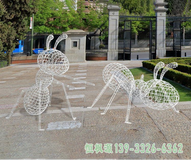 蚂蚁广场不锈钢雕塑