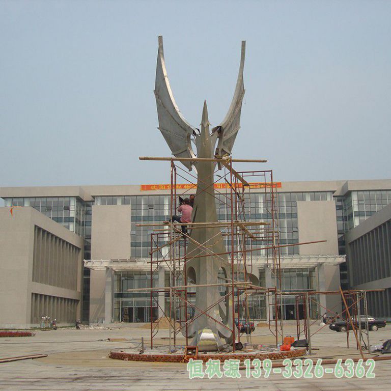拱门不锈钢小区艺术雕塑