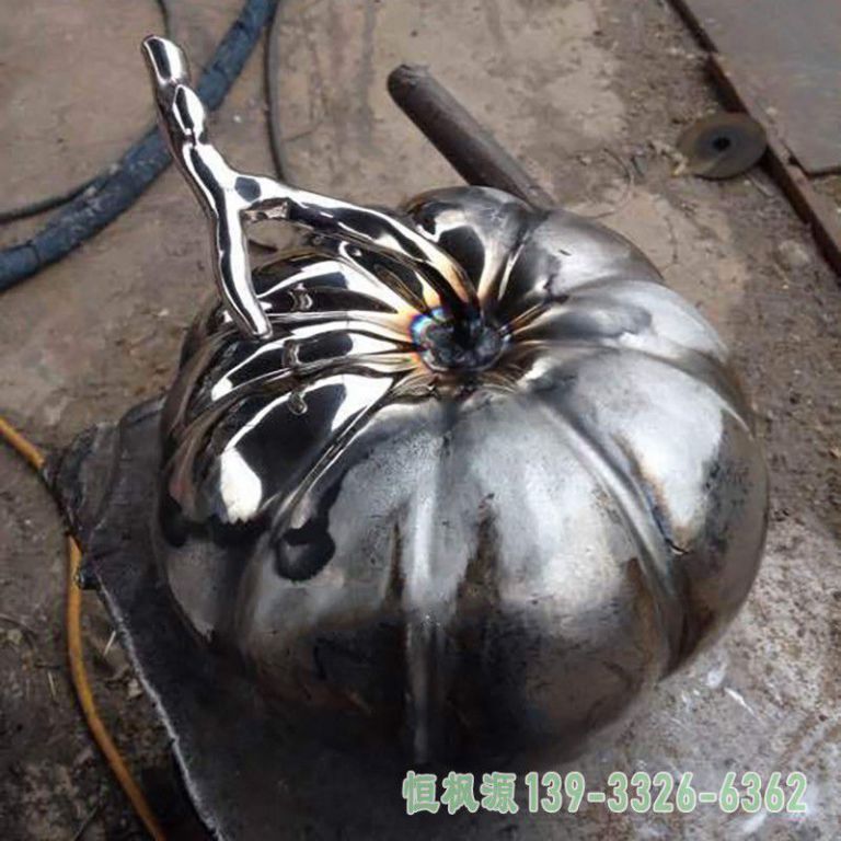 南瓜校园不锈钢雕塑