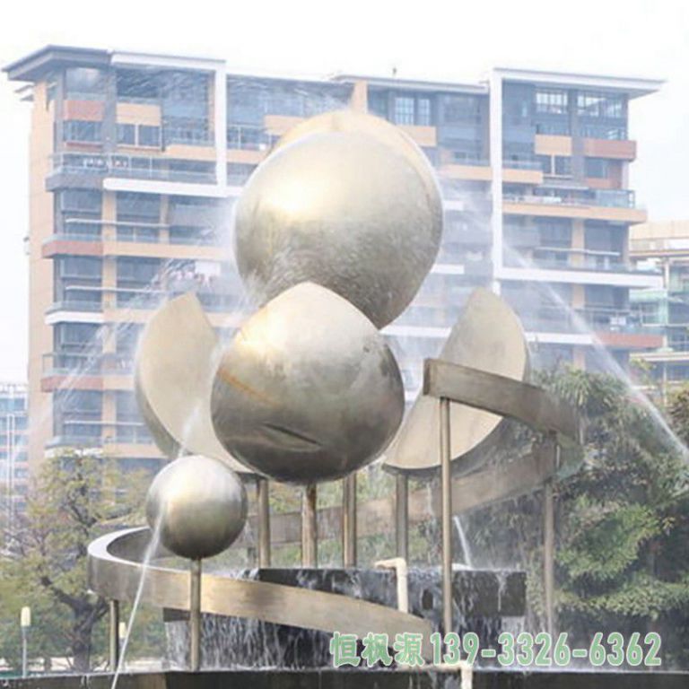 不锈钢葫芦都市雕塑
