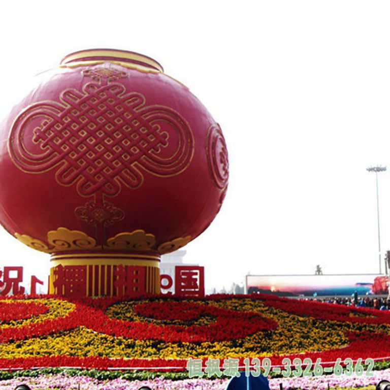 灯笼校园不锈钢景观雕塑