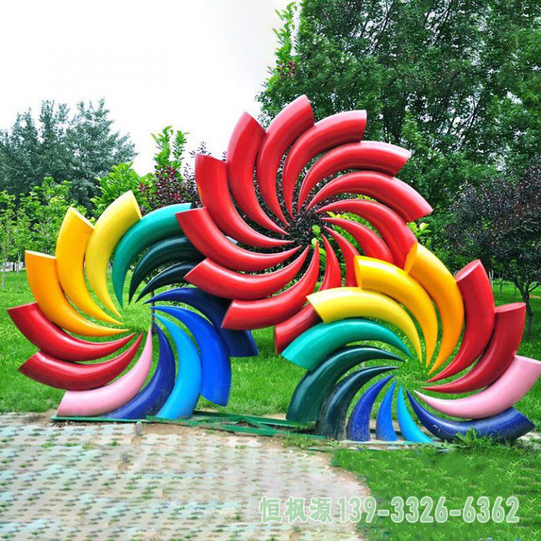 都市烟花不锈钢艺术雕塑