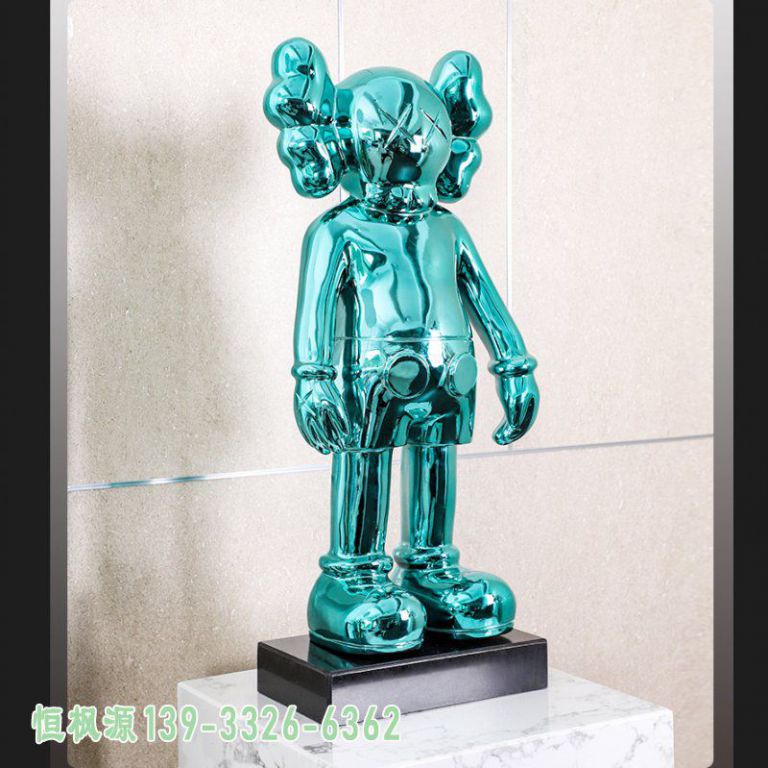 动漫机器人不锈钢都市雕塑