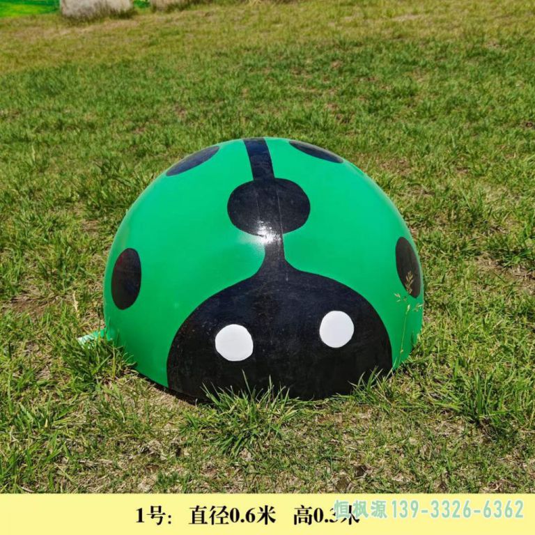 园林瓢虫不锈钢艺术雕塑