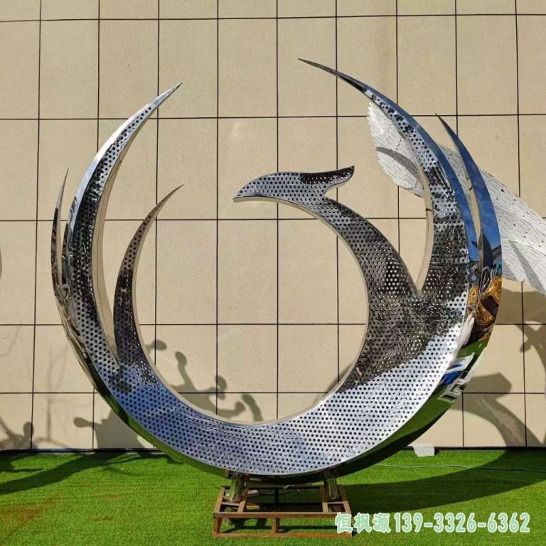 凤凰都市不锈钢雕塑