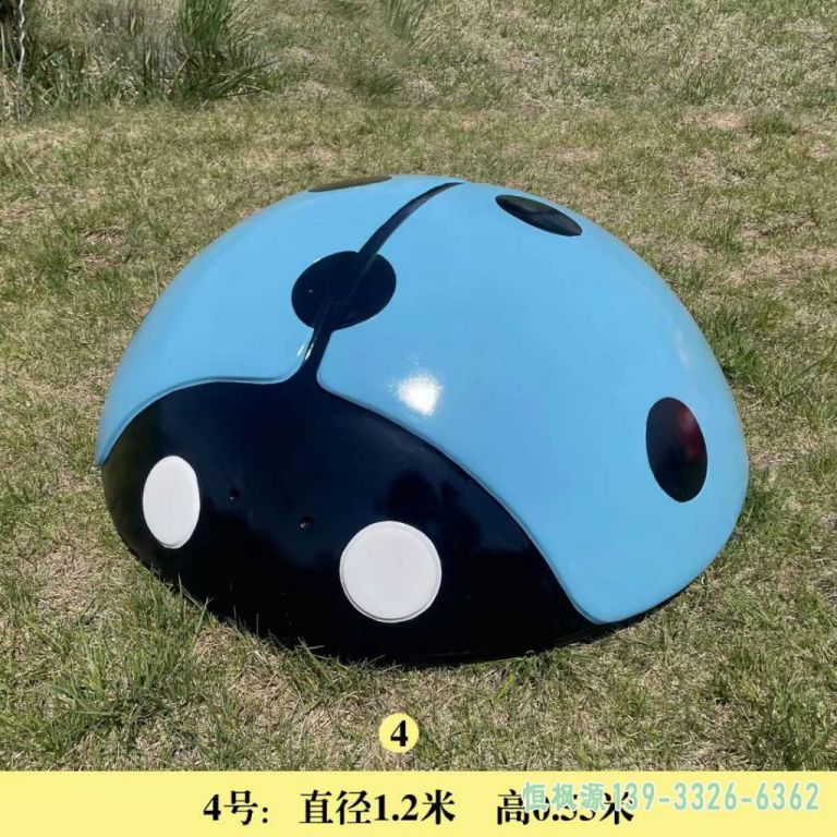 瓢虫公园不锈钢雕塑