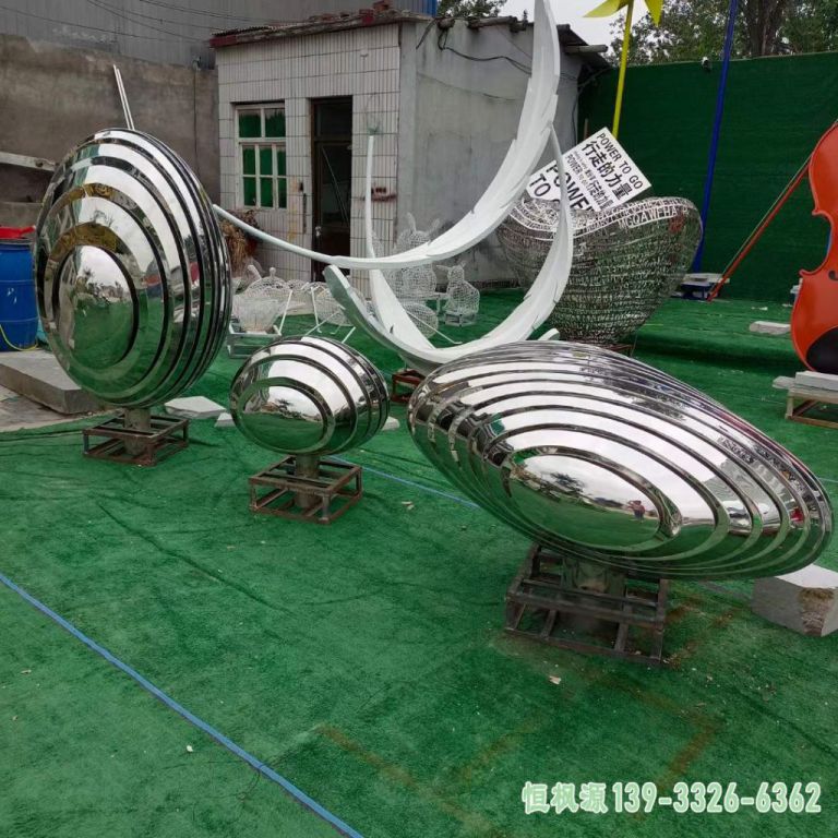 校园抽象不锈钢雕塑