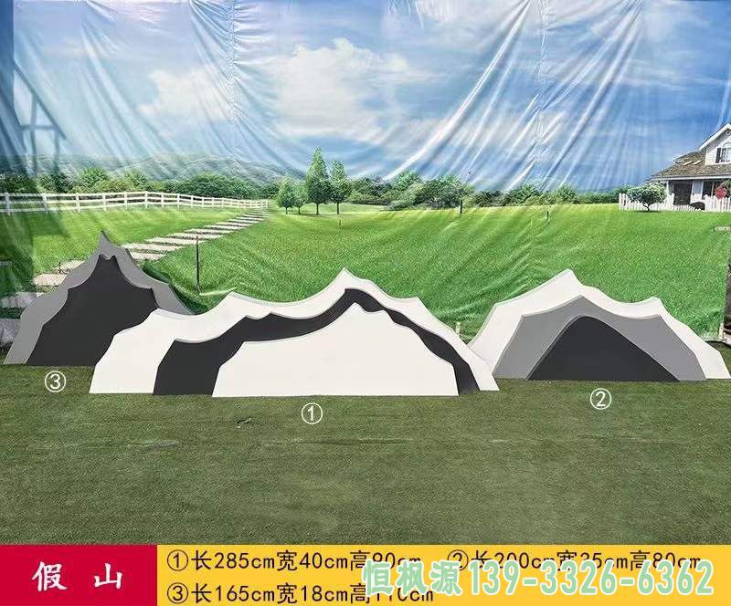 户外假山不锈钢艺术雕塑