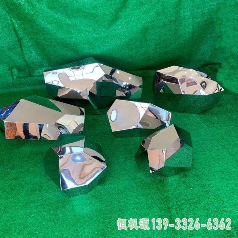 校园石头不锈钢艺术雕塑