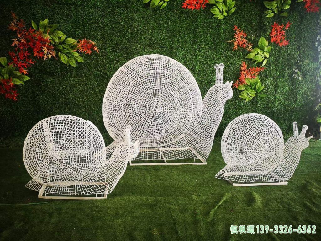 蜗牛校园不锈钢雕塑