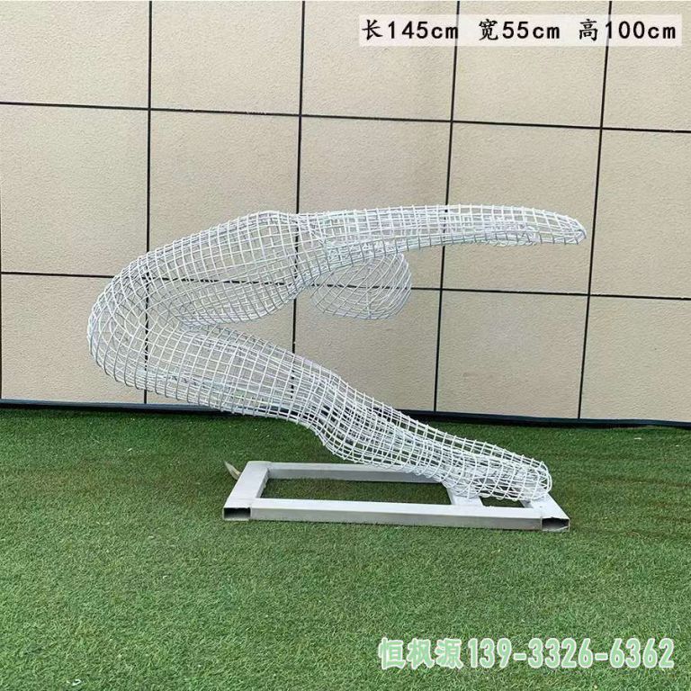镂空运动人物不锈钢广场雕塑