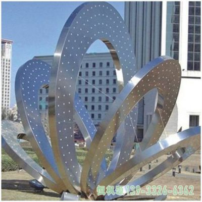 花环不锈钢公园雕塑