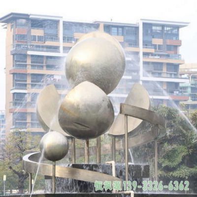 景观球不锈钢公园雕塑