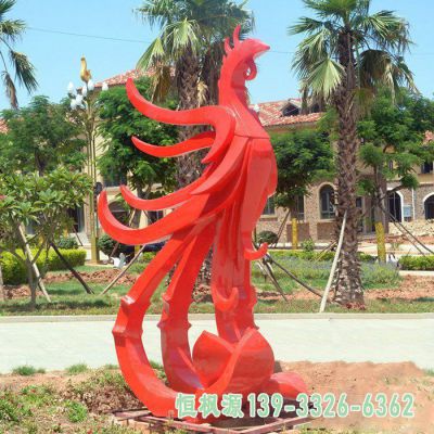 凤凰不锈钢抽象雕塑