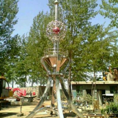 标志不锈钢抽象雕塑