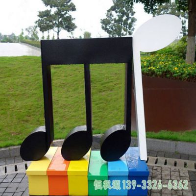 音符不锈钢公园雕塑
