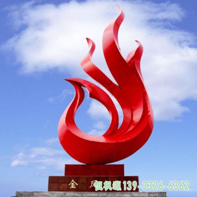 凤凰不锈钢广场雕塑