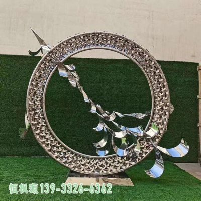 大雁不锈钢艺术雕塑