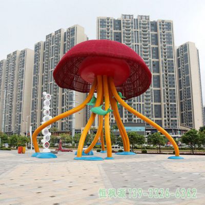 水母不锈钢景观雕塑