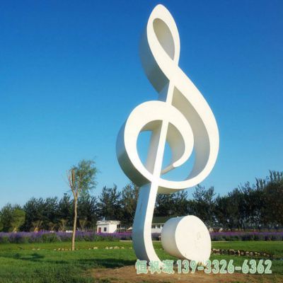 音符不锈钢公园雕塑