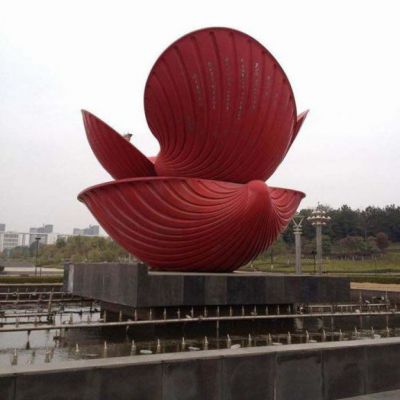 喷泉不锈钢景观雕塑