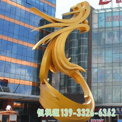 凤凰不锈钢动物雕塑