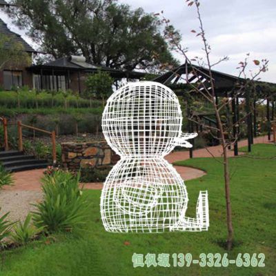 鸭子不锈钢艺术雕塑